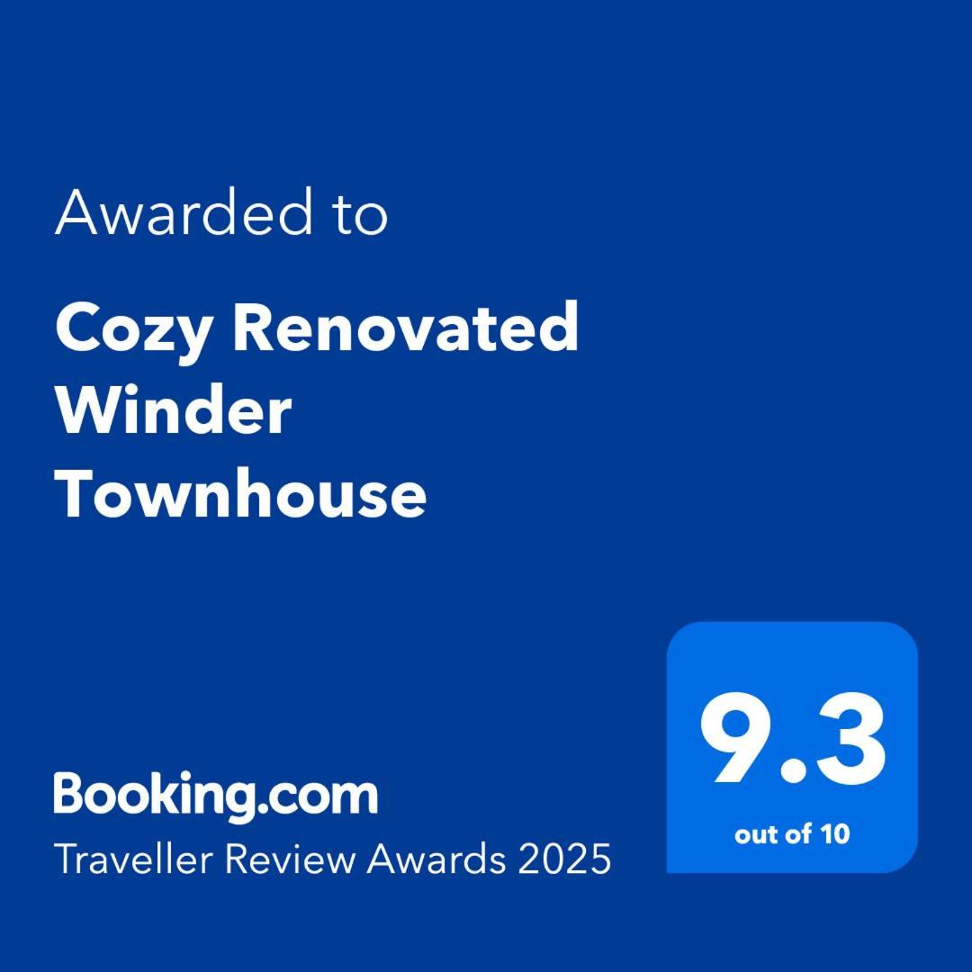 Cozy Renovated Winder Townhouse Traveller Awards 2025 Winner Kültér fotó